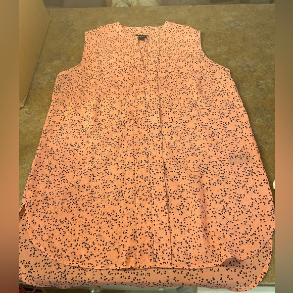 Vintage Jessica sleeveless blouse with heart print - Picture 4 of 4